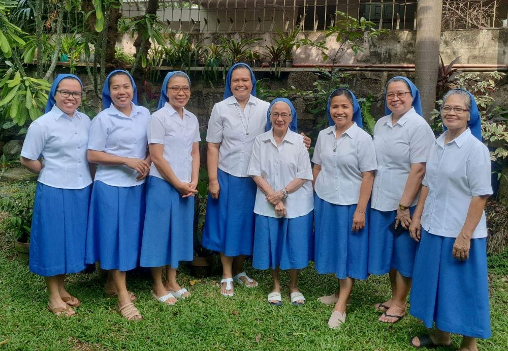 Members of Sisters of the Divine Savior at their convent in New Manila, Quezon City, Philippines (Oliver Samson)