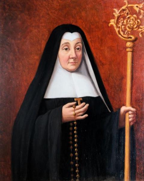 Portrait of Abbess Mary Butler (Courtesy of the Benedictine Monastery Archive, Kylemore Abbey, Co. Galway)