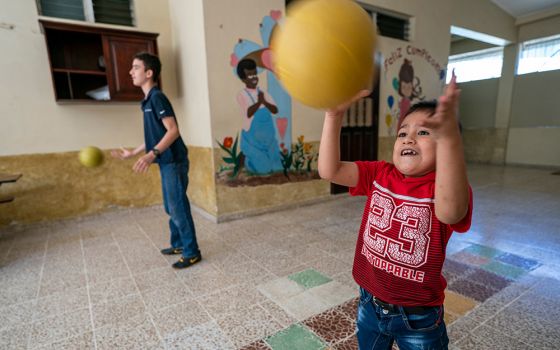 Children enjoy play time at Casa Corazón de la Misericordia, which cares for children who are HIV-positive, in San Pedro Sula, Honduras. (Gregg Brekke)