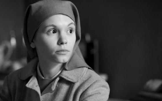 Ida/Anna, played by Agata Trzebuchowska, in a scene from the 2013 Polish film just released in the U.S., “Ida.” (Courtesy of Music box Films)