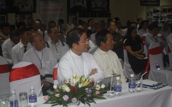 Seventy clergy, religious, laypeople and representatives of other faiths attended the gathering on June 26. (Joachim Pham)