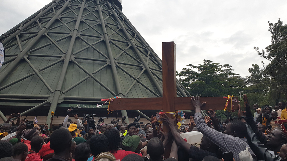 Uganda Martyrs Catholic Shrine Basilica, Namugongo in Kampala, Uganda's capital. (GSR photo/Gerald Matembu)