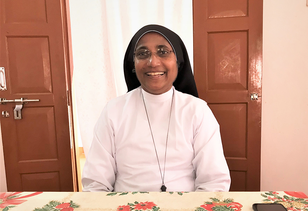 Sr. Ardra Kuzhinapurathu, the first woman to head the major superiors of Kerala, the southwestern Indian state that has produced the largest number of Catholic religious men and women in the country. (GSR photo/Thomas Scaria)