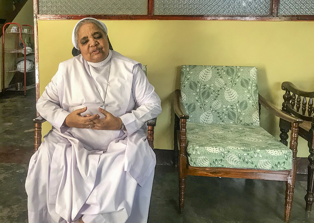 Apostolic Carmel Sr. Maria Amali recounts her ministry among the victims of the 1983-2009 civil war in Sri Lanka. (Thomas Scaria)
