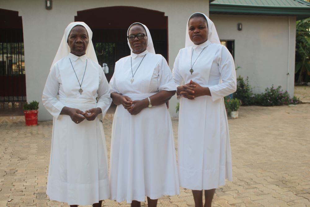 Sr. Esther Ezedinachi with two nuns