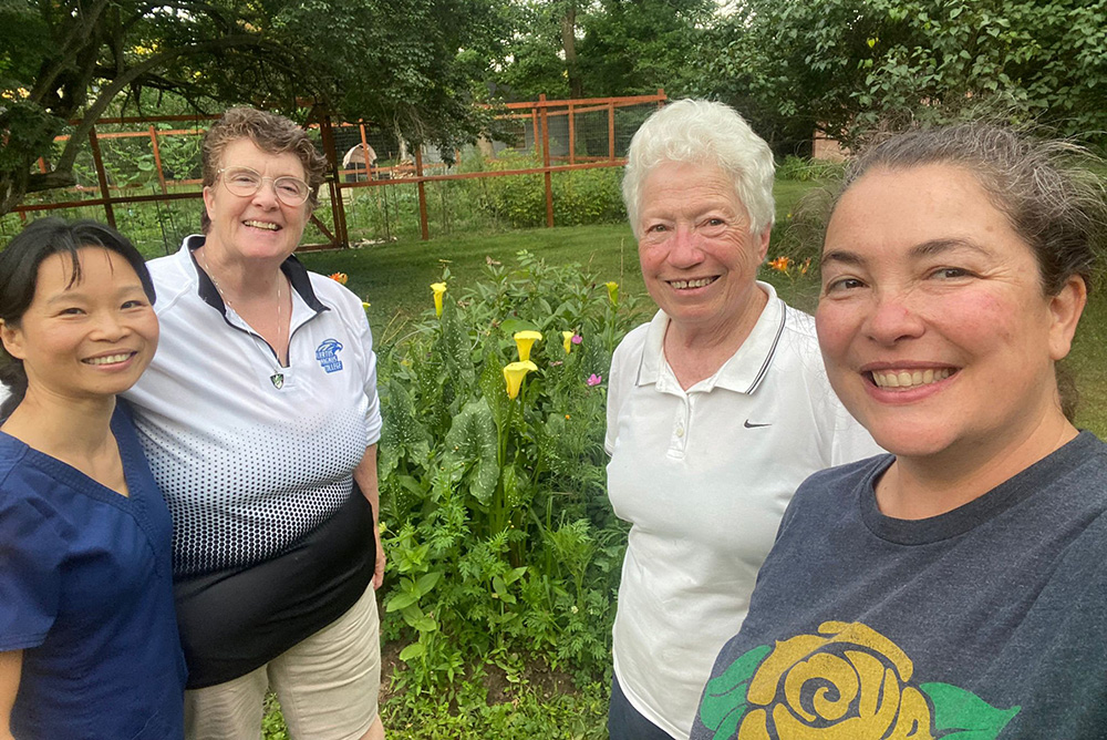 Dominican Sisters of Peace Tram Bui, Cathy Buchanan, Gemma Doll and Ana González. (Ana González)