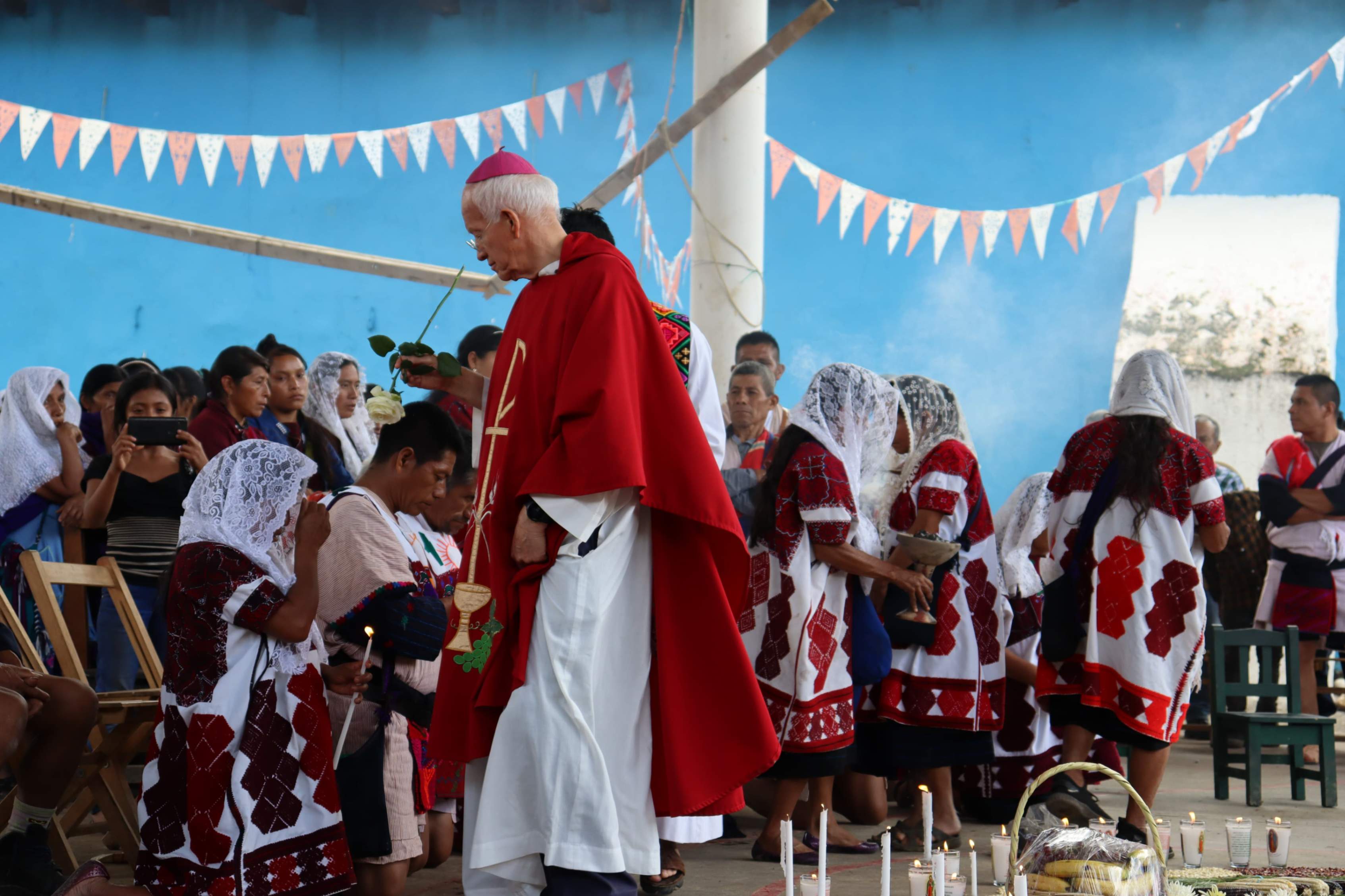 Monseñor Rodrígo Aguilar Martínez, obispo de San Cristóbal de Las Casas. (Foto: Eduardo Cordero)