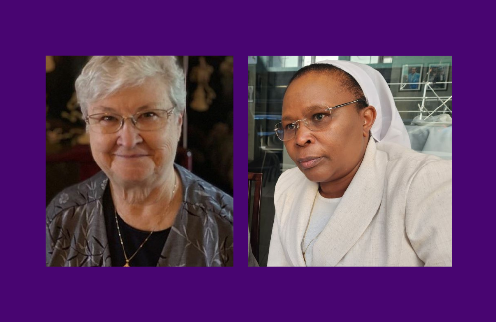 s. Anne Munley, left, and Jane Wakahiu have served as executive director of the African Sisters Education Collaborative, which is celebrating its 25th anniversary this year. (GSR graphic/Chris Herlinger; courtesy of LCWR)