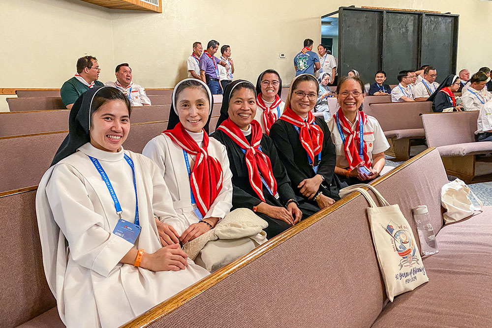 Sisters participate in a breakout session for VEYM Chaplaincy members. (Catherine Teresa Bui)