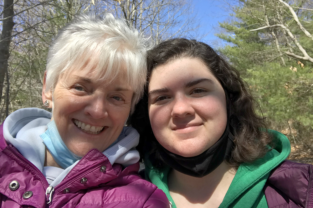 Mary Ann Connolly, a Sister of Charity, Halifax, and her grandniece, Kate Fiasconaro (Courtesy of Mary Ann Connolly)