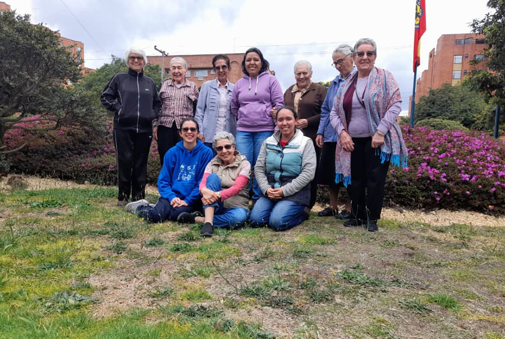 Members of the Siervas de San José gather for a regional meeting in Bogotá, Colombia. (Courtesy of Siervas de San José Colombia)