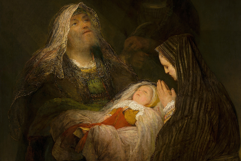 "Simeon’s Song of Praise" by Aert de Gelder (Artvee)