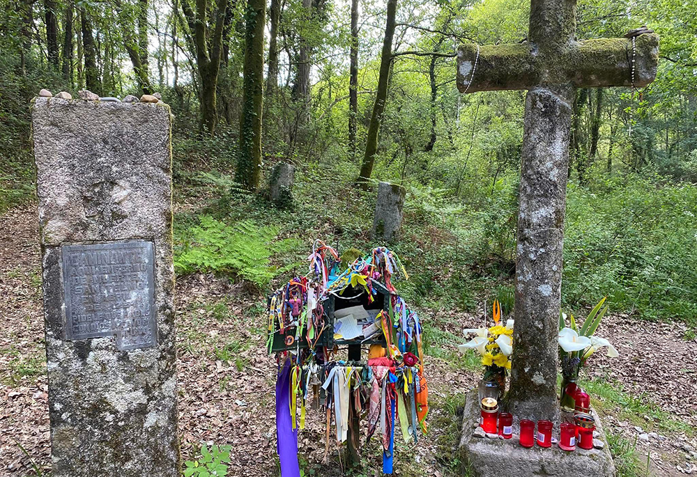 Photo taken along the pilgrimage route to Santiago de Compostela (Courtesy of Ana González)