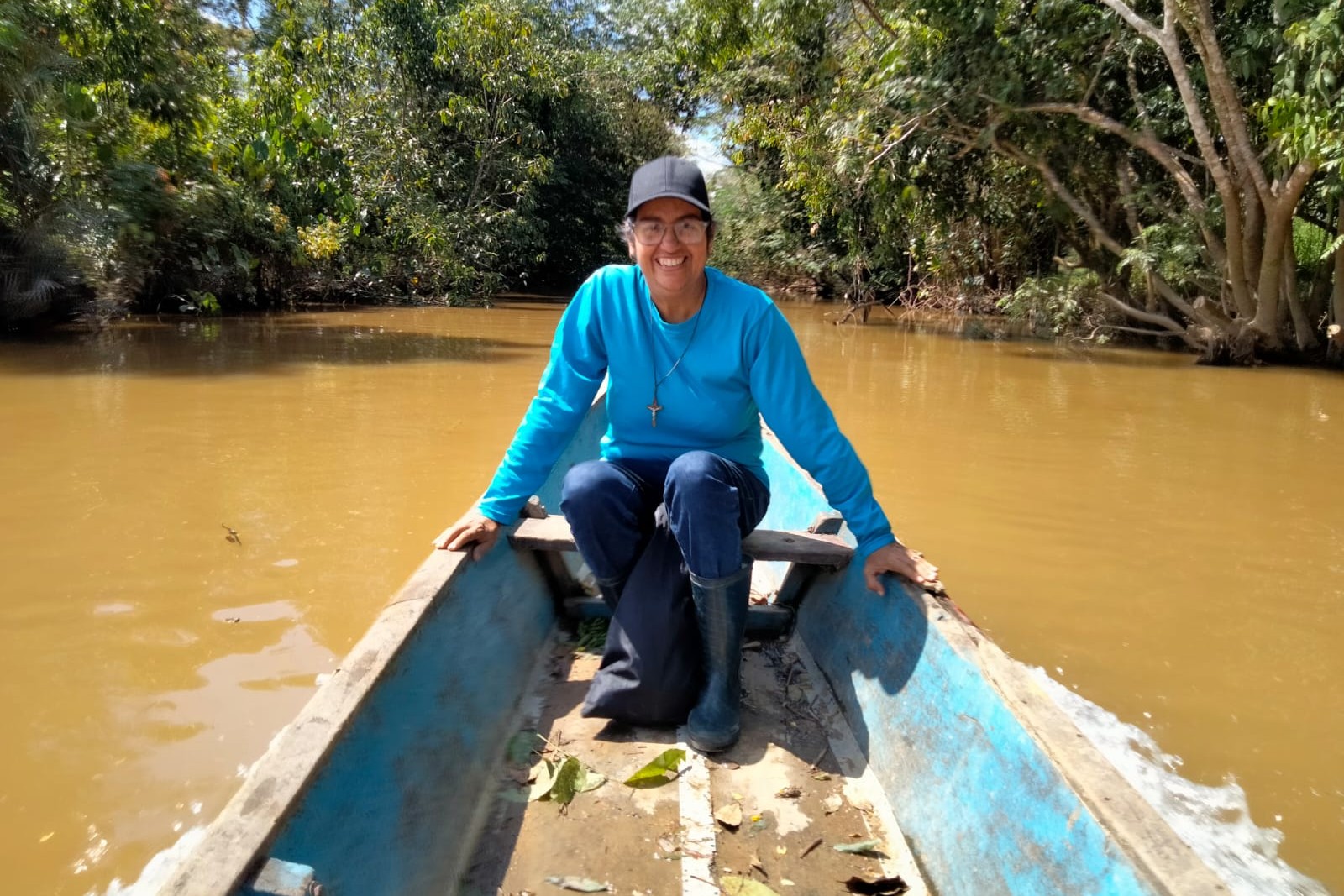 Durante su misión en la Amazonía colombiana, la Hna. Nancy Negrón Ortiz pudo palpar el rostro de Cristo sufriente en sus hermanos indígenas. (Foto: cortesía Hna. Nancy Negrón Ortiz)  