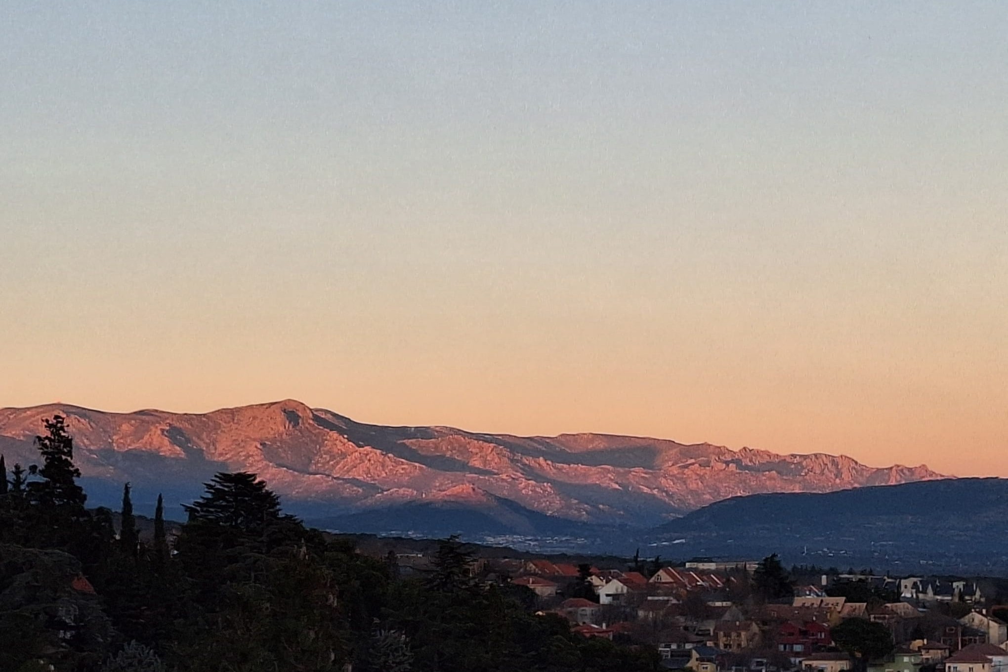 Vistas desde San Lorenzo del Escorial, Madrid, España. (Foto: Carmen Notario)