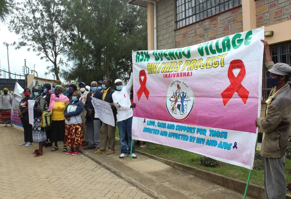 The residents of Upendo Village in northwest Kenya are actively working to educate their community on effective strategies to prevent HIV/AIDS. By raising awareness of the disease and its impact, they empower individuals to take charge of their health and well-being. (Courtesy of Upendo Village)