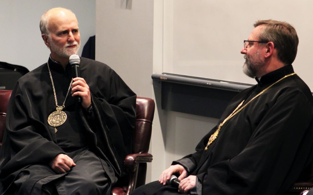 Metropolitan Archbishop Borys Gudziak and Major Archbishop Sviatoslav Shevchuk 