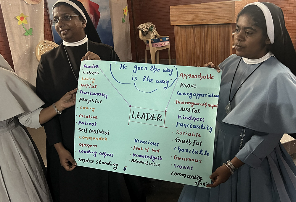 Sisters attend leadership training as part of ongoing religious formation at Atmadarshan, Pune, western India, in August 2024. (Courtesy of Molly Mathew)