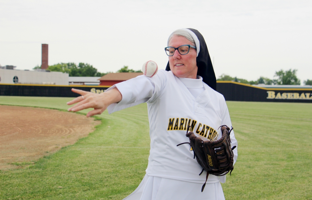 Meet the Catholic sister nominated for an ESPY Award for her wicked  curveball