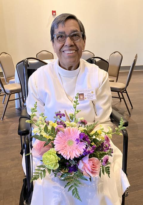 María Eugenia Moreno, MGSpS, celebra su jubileo de 50 años de vida religiosa en Birmingham, AL.