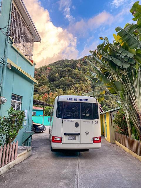 Sophie's Place is the central hub for service and accommodation in the Jamaica Mustard Seed program in Kingston, Jamaica. (Ana González)