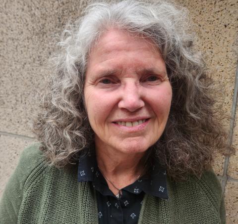 Headshot of Annemarie O'Connor, director of Passionists International at the U.N., smiling.