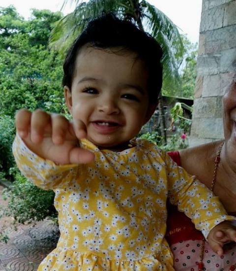 Baby Kimaya was born weighing 2 pounds but with anointing massage by grandma Leena, she now weighs nearly 18 pounds. (Provided photo)