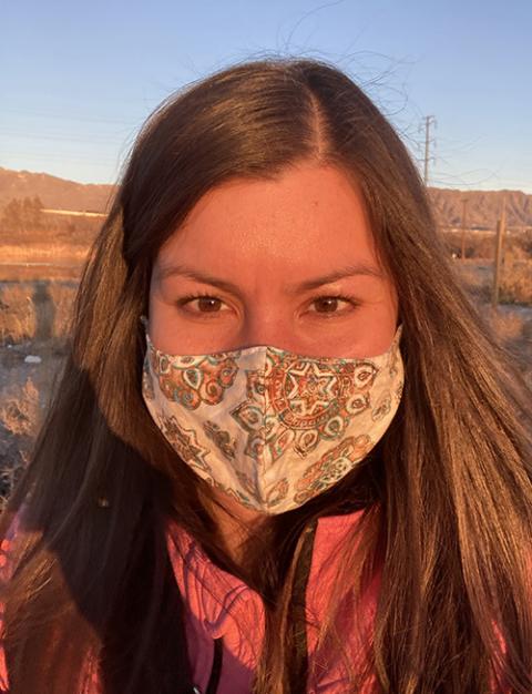 Sr. Christa Parra, an Institute of the Blessed Virgin Mary sister in El Paso, Texas, who accompanies asylum-seekers in a migrant shelter in Juárez, Mexico (Courtesy of Sr. Christa Parra)