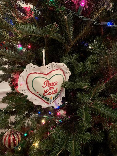 At the Sisters of the Good Shepherd's convent in Wickatunk, New Jersey, which I helped decorate for Christmas (Maddie Thompson)