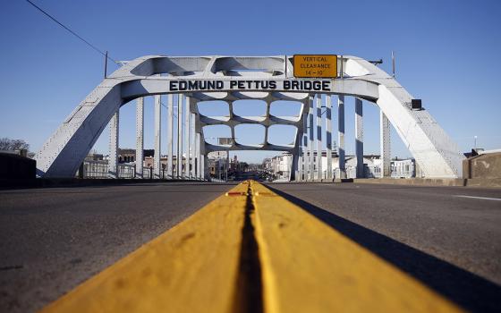 The Edmund Pettus Bridge is seen in Selma, Alabama, in 2015. (CNS/Reuters/Jim Young)