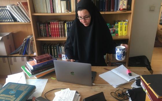 Russian Orthodox Sr. Vassa Larin, a popular catechist, has denounced the official position of the Russian Orthodox Church on the war in Ukraine. Larin is pictured in an undated photo. (CNS/Courtesy of Vassa Larin)