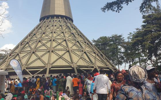 The Basilica of the Uganda Martyrs, Namugongo, is a Roman Catholic minor basilica dedicated to the Ugandan Martyrs. Every year, Christians from all walks of life flock to Namugongo to honor the 22 Catholic and 23 Anglican martyrs burned alive between 1885 and 1887 on the orders of Kabaka Mwanga II, the 31st king of Buganda, who ruled from 1884 until 1888 and from 1889 until 1897. (GSR photo/Gerald Matembu)