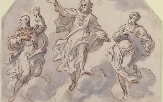 "The Transfiguration," 1565-1608 drawing by Francesco Curia (Metropolitan Museum of Art)