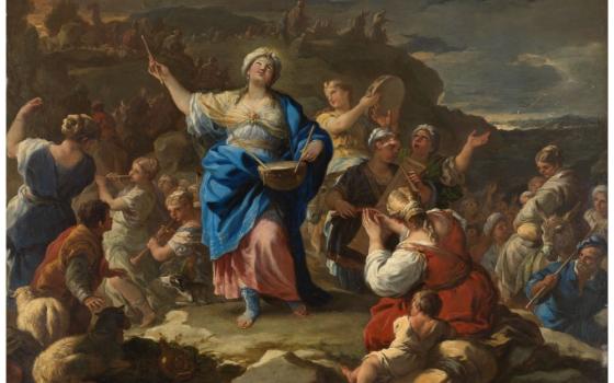 "Song of Miriam the Prophetess" by Luca Giordano 