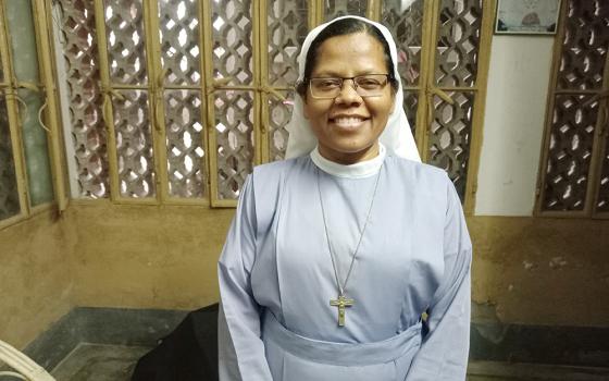 Sr. Lina Magdalina Murmu of the Salesian Missionaries of Mary Immaculate. Recently, she returned to her native Bangladesh for a vacation but has been working as a missionary in Italy since 2018. (GSR photo/Sumon Corraya) 