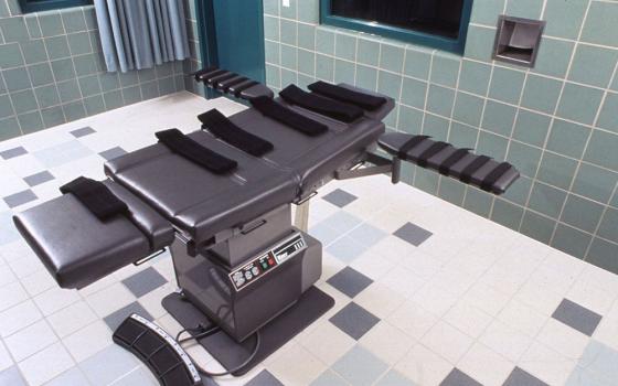 A file photo shows the lethal-injection chamber at the federal correction facility in Terre Haute, Indiana. (OSV News/Federal Bureau of Prisons)