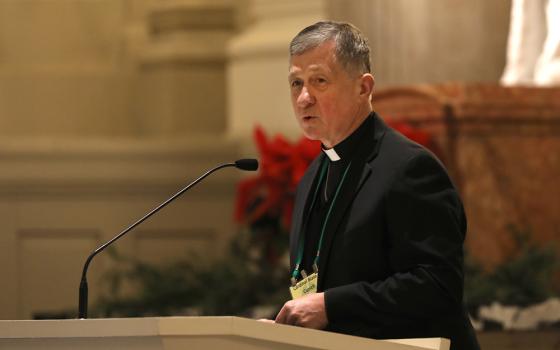 Chicago Cardinal Blase Cupich is pictured in a 2019 photo. In remarks Jan. 19 at the Basilica of Our Lady of Guadalupe in Mexico City, where he was participating in a pilgrimage, Cupich reassured migrants in his archdiocese that the Catholic community stands with them in the face of reported plans for a mass deportation by the new Trump administration of people in the U.S. without authorization. (OSV News/Bob Roller)