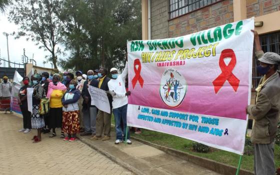 The residents of Upendo Village in northwest Kenya are actively working to educate their community on effective strategies to prevent HIV/AIDS. By raising awareness of the disease and its impact, they empower individuals to take charge of their health and well-being. (Courtesy of Upendo Village)