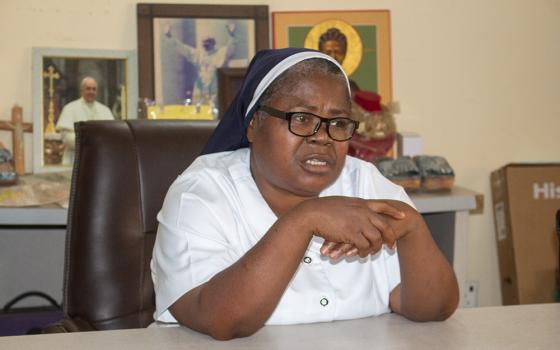 St. Louis Sr. Clara Azubuike, former coordinator of a community-based rehabilitation program for persons with disabilities in Akure, Nigeria, now works at the Bakhita Empowerment Centre, where survivors of human trafficking find shelter and receive rehabilitation before they are reintegrated into the community. (GSR photo/Ayo Omotola)