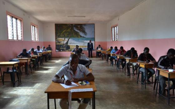 inmates are taking their national primary school examinations. (Courtesy of Anna Tommasi)