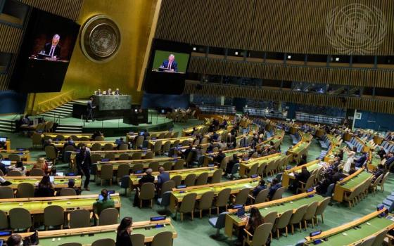 A wide view of the general debate of the Tenth Review Conference of the Parties to the Treaty on the Non-Proliferation of Nuclear Weapons that ended Aug. 26. (UN photo)