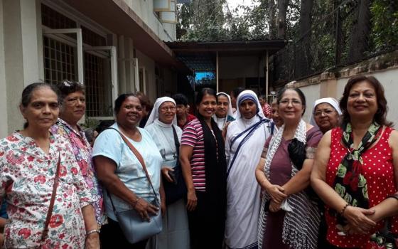 The Bethany Lay Associates visit a destitute home in Mumbai in 2020, before the onslaught of COVID-19. (Courtesy of the Bethany Sisters)