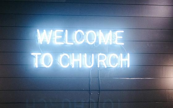 Welcome to church (Unsplash/Chantel K.)