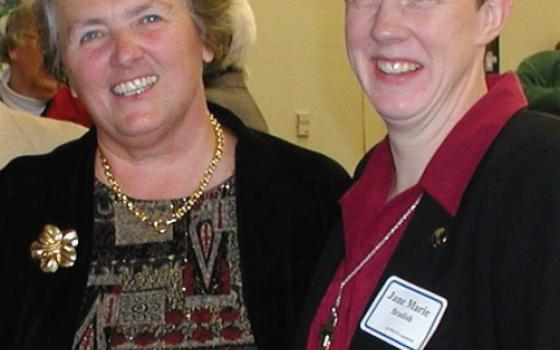 Sr. Joan Chittister, left, with Sr. Jane Marie Bradish in 2006 (Courtesy of the School Sisters of St. Francis)